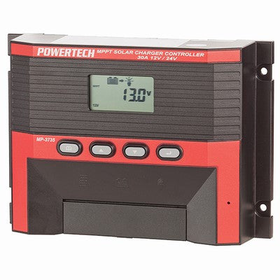 PowerTech Solar Power Controller with LCD - 12V or 24V 30A