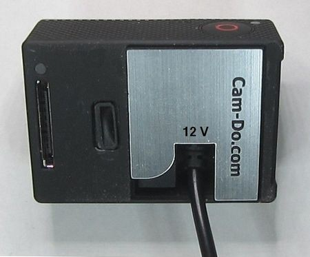 Cam-Do Battery Eliminator 12V - Suitable for GoPro Hero3 cameras