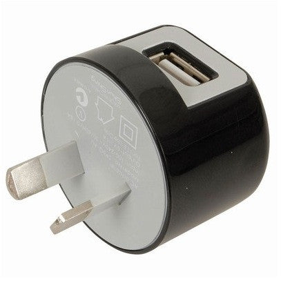 PowerTech 1 x USB Mains Adapter (1.0A)