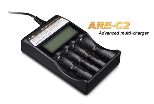 Fenix ARE-C2 Advanced 4-bay Multi-Charger for Li-Ion and NiMH Batteries