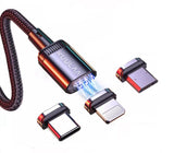 Kuulaa Magnetic Cable (MicoUSB, Lighting and USB-C)