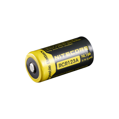 NiteCore RCR123 re-chargable battery