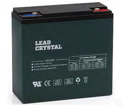 Lead Crystal Battery - 12V 22Ah