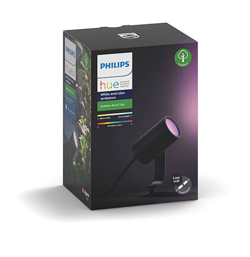 Philips Hue OUTDOOR AMBIANCE LILY LED LIGHT EXTENSION SPIKE BLACK